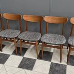 5 Teak Dining Chairs 1960S thumbnail 8