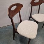 Nieuw Bekleed ! Deense Stoelen Set Van 4 Vintage Stoelen thumbnail 17