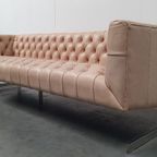 Chesterfield Vintage Design Bank Camel Beige Leer Kubus Model thumbnail 12