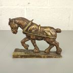 Bronzen Beeld Trekpaard thumbnail 2