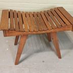 Vintage Lattenhouten Kruk thumbnail 6
