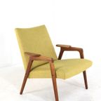 Pastoe Ruster Door Yngve Ekstrom Fauteuil Vintage Gestoffeerd thumbnail 2