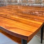Vintage Hoogglanzende Houten Cocktailtafel, Salontafel Jaren 60, Mid Century Bijzettafel. thumbnail 15