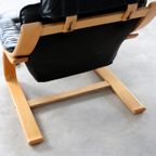 Vintage Fauteuil Met Hocker | Easy Chair | Jaren 70 | Zweeds thumbnail 7