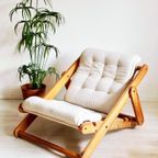 Vintage Ikea Kon Tiki Chair Gillis Lundgren thumbnail 3