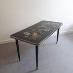 Jaren 50 Vintage Salontafel Fifties Pauw Coffeetable Tafel thumbnail 4