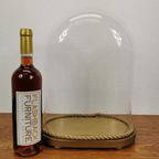 Antieke, Vintage Grote Glazen Ovale Stolp 508 thumbnail 2