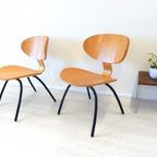 Vintage Plywood Fauteuil Stoel Design Jaren 80 Ikea thumbnail 3