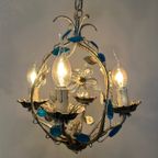 Banci Firenze Design Kroonluchter Hanglamp Blauwe Details thumbnail 8