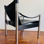 2 Vintage Leren Stoelen Van Johanson Design Van Bârje Johanson, Sweden, 1970S thumbnail 14