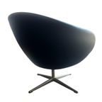 Vintage Zwarte Fauteuil / Eenzit Met Stervoet Jansson thumbnail 6