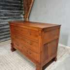 Antieke Ladekast Dressoir Commode Louis Philippe thumbnail 15