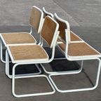 Set Van 4 Cesca Stoelen In Wit Eetkamerstoelen Design thumbnail 17