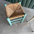 Gekleurde Krukje Stool Met Biezen Zitting thumbnail 5