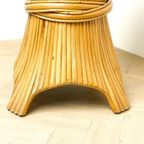 Vintage Rotan Bamboe Mcguire Eettafel, Korenschoof, thumbnail 5