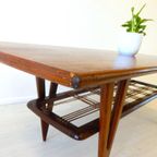 Webe Louis Van Teeffelen Salontafel Teakhout Jaren 60 Tafel thumbnail 4