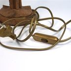 Vintage Houten Lamp Lotus Bloem thumbnail 8