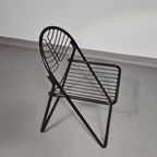 Gastone Rinaldi Folding Chair / Black / Italy 1970s thumbnail 3