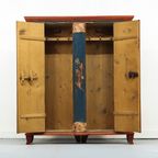 Antieke Beschilderde Bruidskast 1789 thumbnail 10