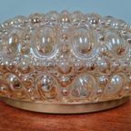 Glazen Plafondlamp Met Bubbelglas, Helena Tynell, Limburg, 1970 thumbnail 9