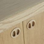 Vintage Eiken Compact Dressoir Sideboard Kast thumbnail 13