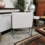 Vintage Formica Tuintafel Campingtafel Keukentafel Klaptafel thumbnail 14
