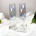 Meerkleurig Champagneglas Set Van 3 thumbnail 2