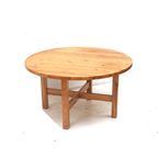 Ronde Vintage Massief Grenen Eettafel Norden Van Ikea Uit De Jaren ’70 thumbnail 5