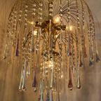 Xxl Opaline Murano Teardrop Hanglamp Kroonluchter thumbnail 3