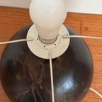 Grote Vintage Keramiek Lamp Brutalist Jaren 60 thumbnail 8