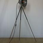 Industriële Vintage Staande Lamp Op Statief, Sfeerlamp thumbnail 10