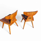 Set Of Two Chairs By Jacob Kielland-brandt For I. Christiansen, 1960s thumbnail 2