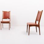 Set Of 6 Danish Mid-Century Modern Chairs By Hugo Frandsen For Spøttrup Stolefabrik thumbnail 5