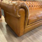 Chesterfield Bank 3,5 Zits Cognac Leer  Nieuw thumbnail 5