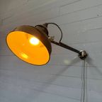 Vroege Rademacher Wandlamp Met Grote Emaille Kap thumbnail 24