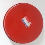 * Vintage Dienblad Rood Oranje Blikken Dienblad thumbnail 4