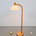 Vintage Steinhauer Scandinavisch Pin Hout Vloerlamp ’70 Lamp thumbnail 9