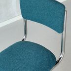 Retro Sledestoelen Nieuw Eetkamerstoelen Petrol Prijs P/Stuk thumbnail 4