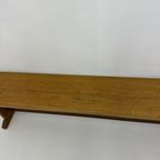 Vintage Solid Wooden Bench , 1970’S thumbnail 13