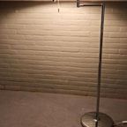 Vintage Slz Zürich Swiss Chroom En Riet Vloerlamp thumbnail 14