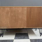 Blond Wood Low Cabinet 1970S thumbnail 4