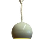 Herda - Enamel - Hanging Pendant On Rollycord - Adjustablein Height And Matching Ceiling Canpoy - thumbnail 2