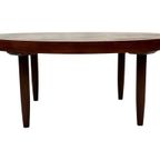 Vintage Houten Ronde Salontafel Jaren 60 Design thumbnail 2
