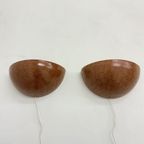 Set Of 2 Ceramic Wall Lights Sconce , 1970S thumbnail 15