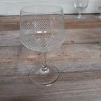 Mooi Glasservies, Met Subtiel Geslepen Motief. thumbnail 9