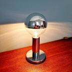Space Age Tafellamp In Verchroomd Metaal, Jaren 70 thumbnail 5