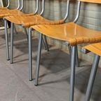 Set Van 5 Vintage Ruud Jan Kokke Stoelen Eetkamerstoelen thumbnail 7