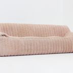 Vintage Cinna Sandra 3 Seater Sofa In Pink Fabric By Ligne Roset thumbnail 10