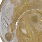 Archimede Seguso Murano - Bladgoud - Gesigneerd - Italie - 1960's thumbnail 9