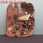 Antiek Houtsnijwerkpaneel 't Zwarte Woud thumbnail 6